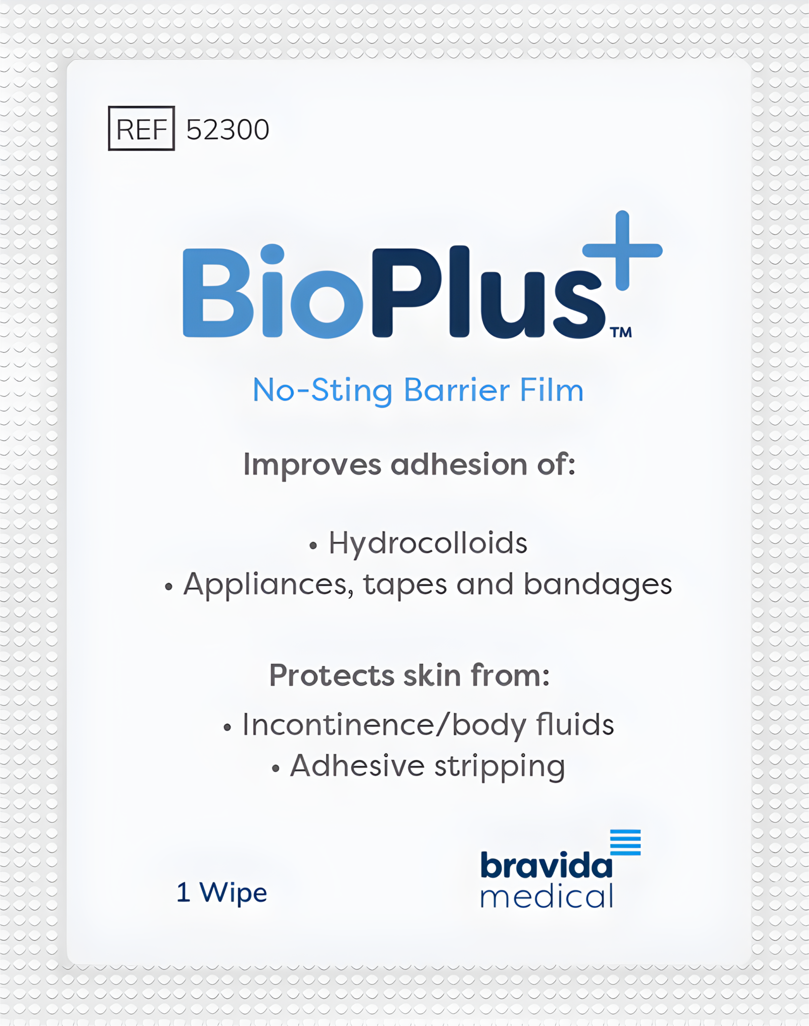 BioPlus™ Barrier Prep Wipe - Bravida Medical