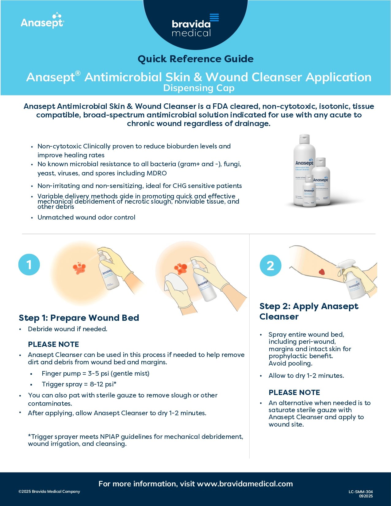 Anasept® Antimicrobial Skin & Wound Cleanser