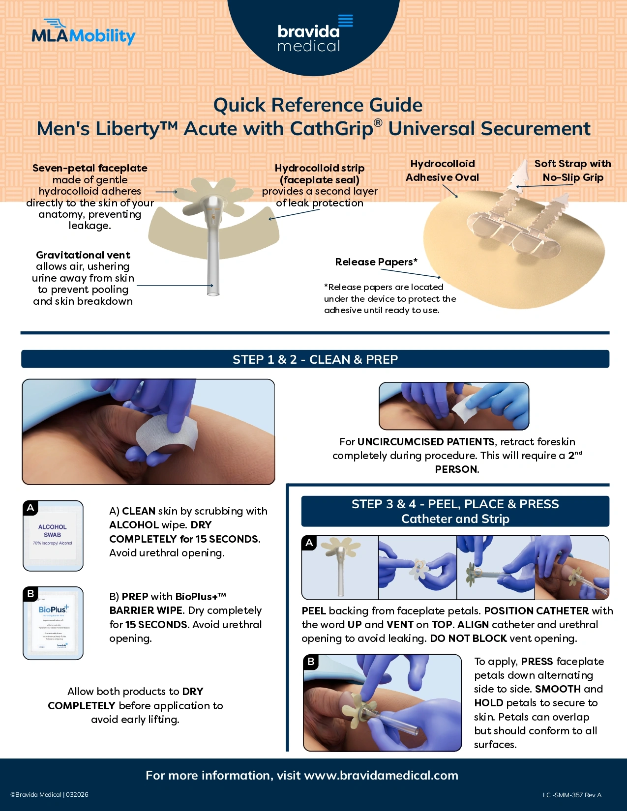 QRG Men's Liberty™ Acute with CathGrip® Universal Securement Rev A pages to jpg